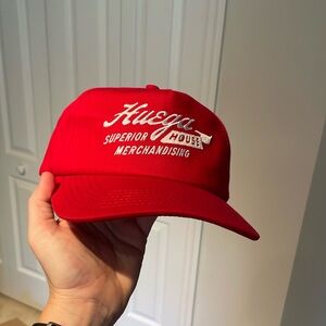 Red Embroidered Cap